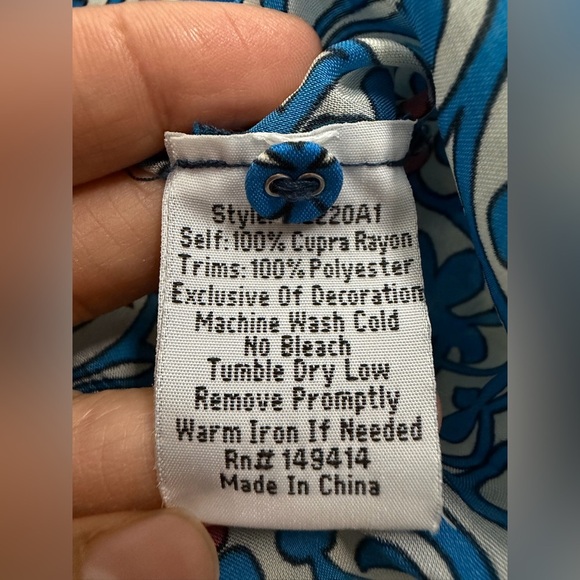 Johnny Was Plus Bondi Printed Poncho Top Size XS NWOT - Picture 11 of 11